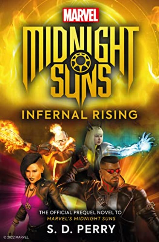 Book cover for "Marvel's Midnight Suns" by SD Perry