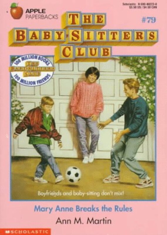 Book cover for "Mary Anne Breaks the Rules" by Ann M Martin