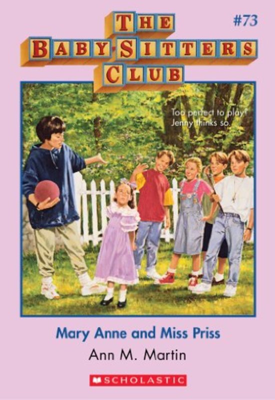 Book cover for "Mary Anne and Miss Priss" by Ann M. Martin