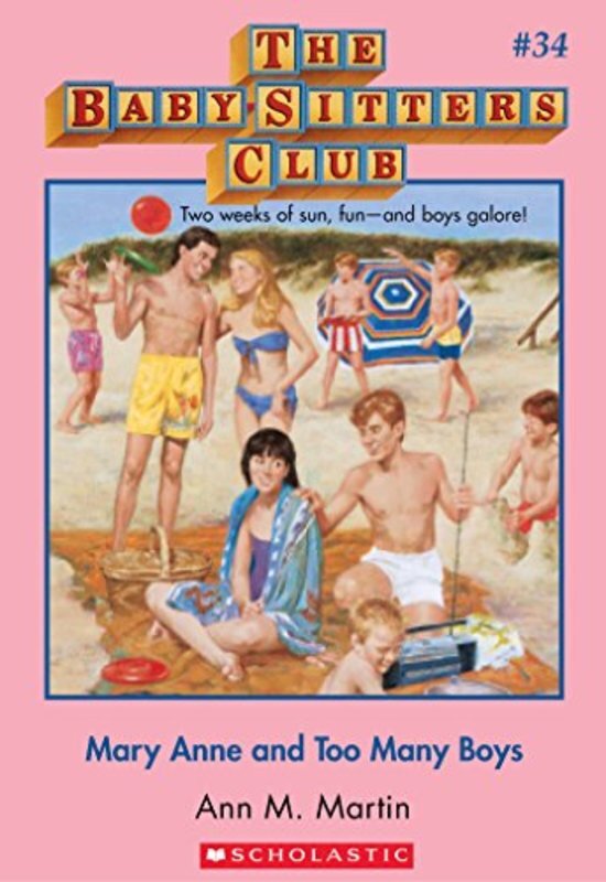 Book cover for "Mary Anne and Too Many Boys" by Ann M. Martin