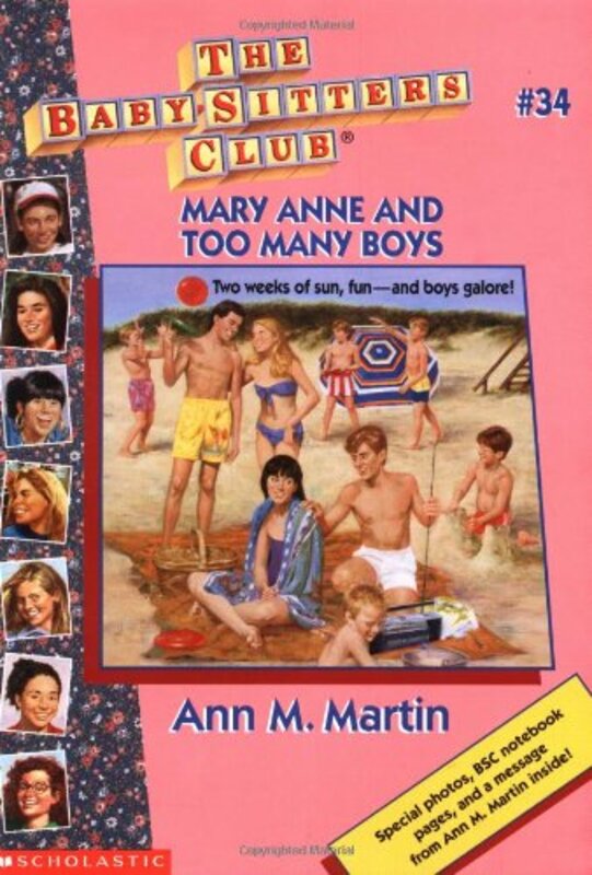 Book cover for "Mary Anne and Too Many Boys" by Ann M Martin