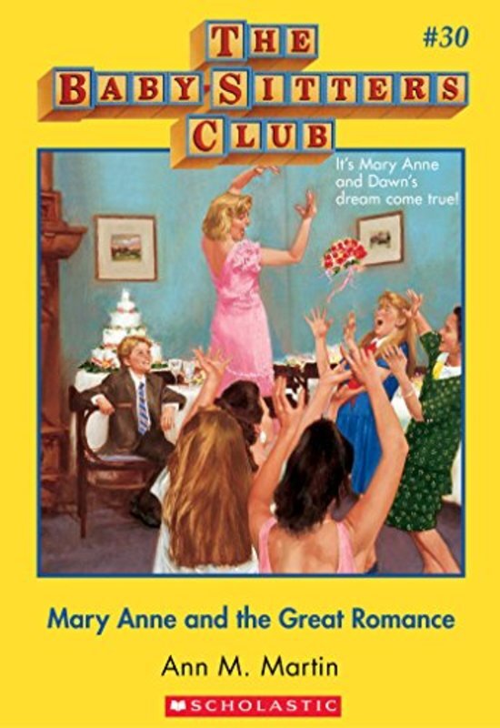 Book cover for "Mary Anne and the Great Romance" by Ann M. Martin