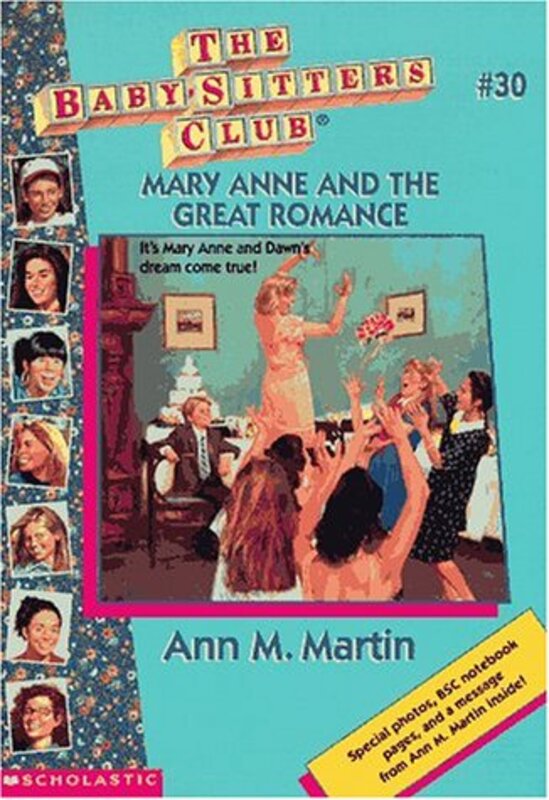 Book cover for "Mary Anne and the Great Romance" by Ann M Martin
