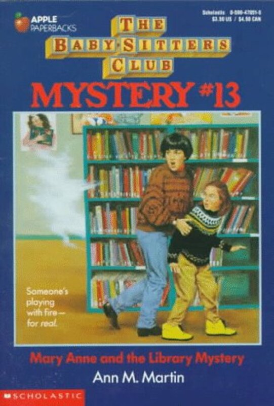 Book cover for "Mary Anne and the Library Mystery" by Ann M Martin
