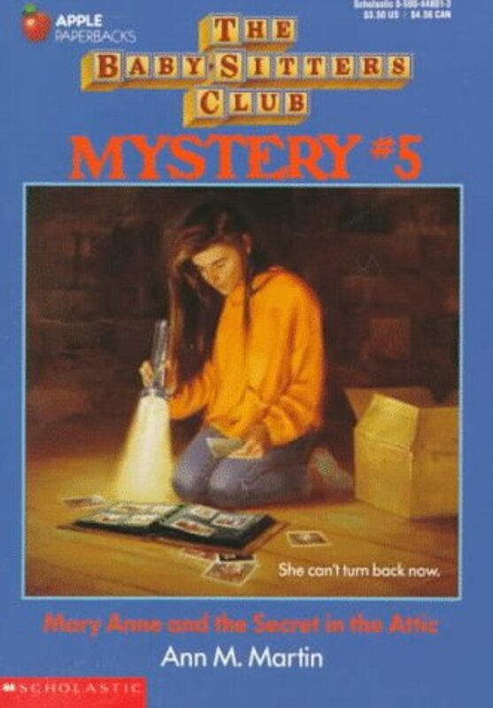 Book cover for "Mary Anne and the Secret in the Attic" by Ann M Martin
