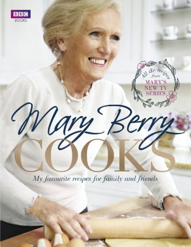 Book cover for "Mary Berry Cooks" by Mary Berry