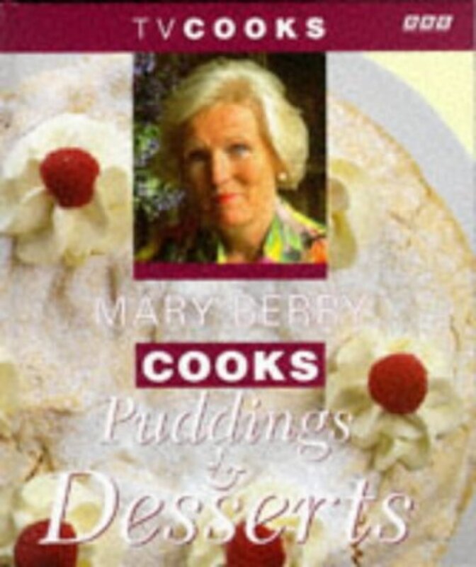 Book cover for "Mary Berry Cooks Puddings And Desserts" by Mary Berry