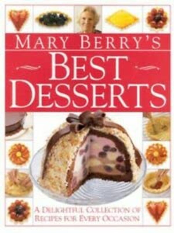 Book cover for "Mary Berry's Best Desserts" by Mary Berry