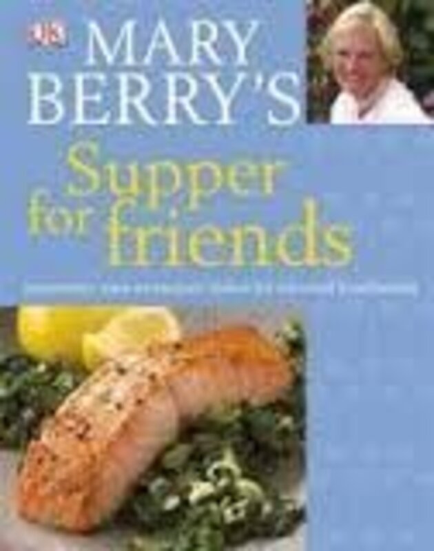 Book cover for "Mary Berry's Supper for Friends" by Mary Berry