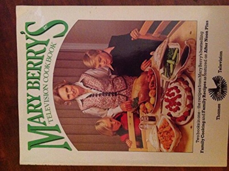 Book cover for "Mary Berry's Television Cookbook" by Mary Berry