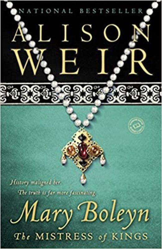 Book cover for "Mary Boleyn" by Alison Weir