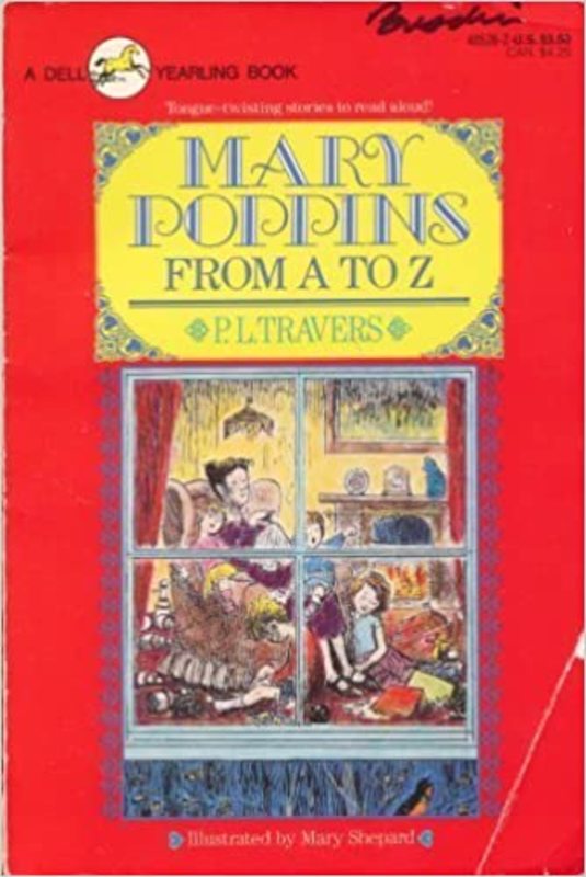 Book cover for "Mary Poppins from A to Z" by PL Travers