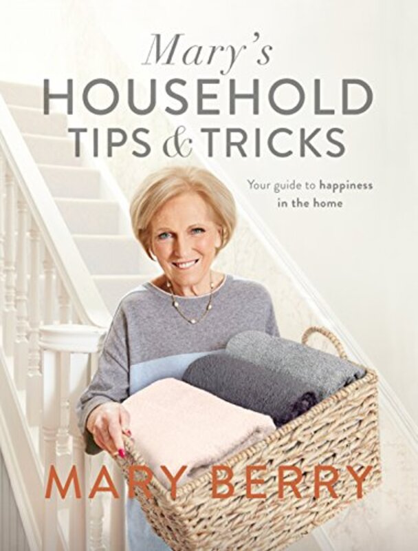 Book cover for "Mary's Household Tips and Tricks" by Mary Berry