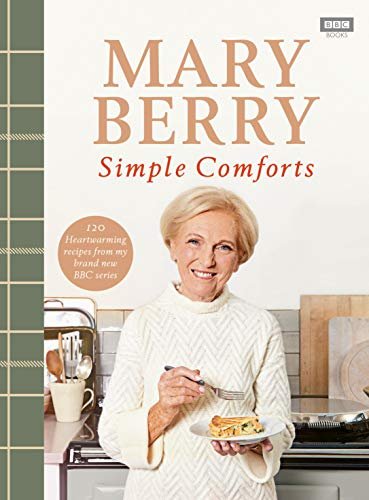 Book cover for "Mary Berry's Simple Comforts" by Mary Berry