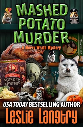 Book cover for "Mashed Potato Murder" by Leslie Langtry