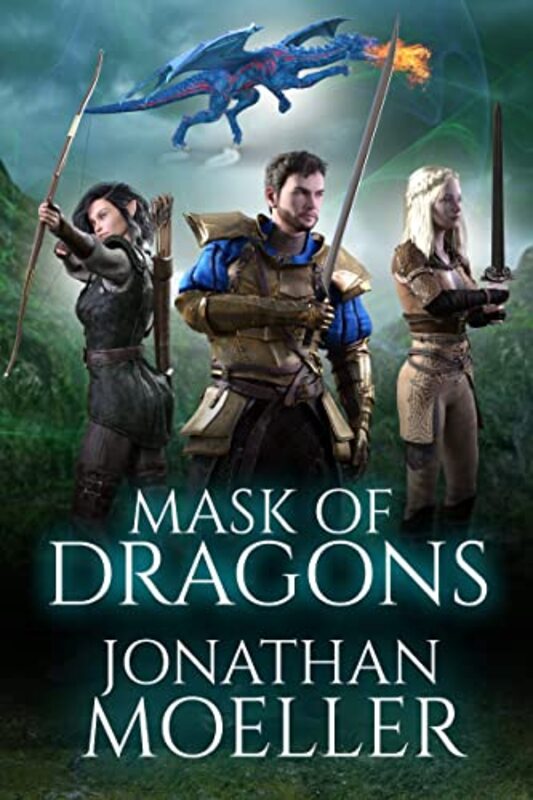 Book cover for "Mask of Dragons" by Jonathan Moeller