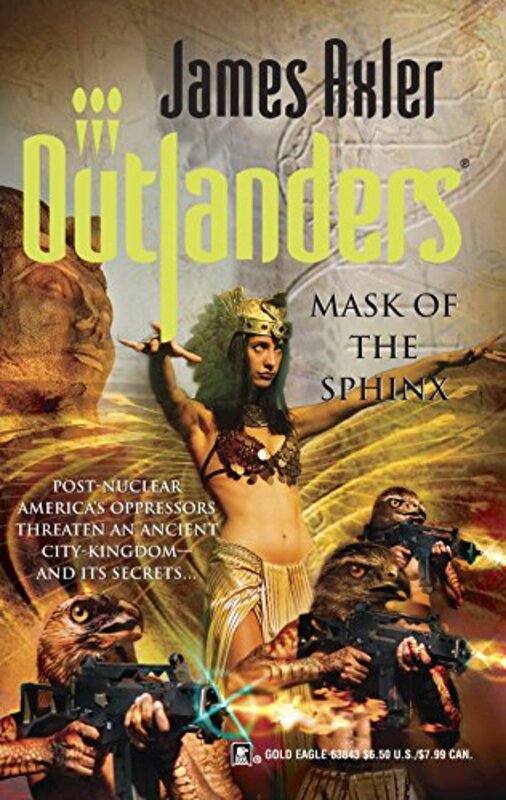 Book cover for "Mask of the Sphinx" by James Axler