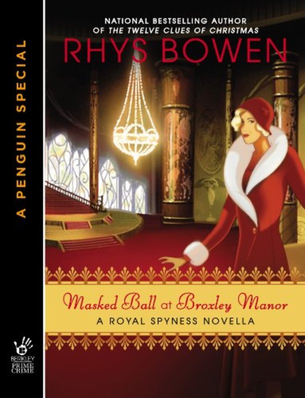 Book cover for "Masked Ball at Broxley Manor" by Rhys Bowen