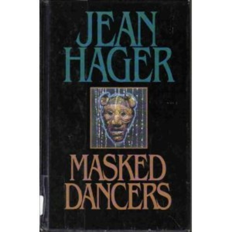 Book cover for "Masked Dancers" by Jean Hager
