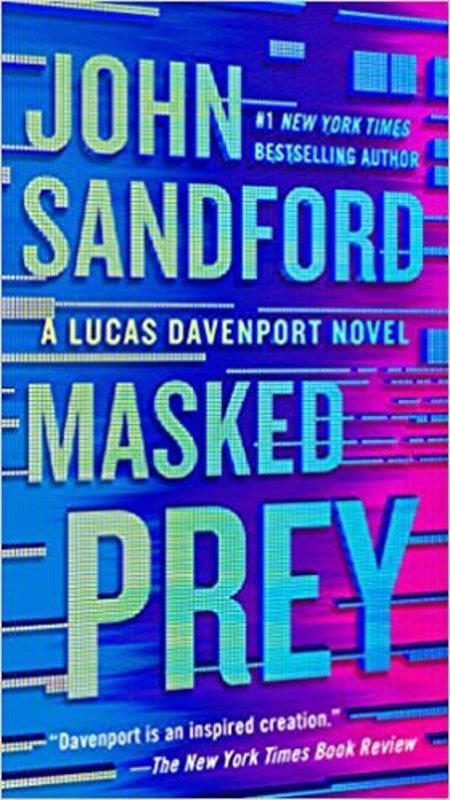 Book cover for "Masked Prey" by John Sandford