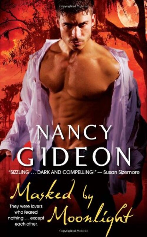Book cover for "Masked by Moonlight" by Nancy Gideon
