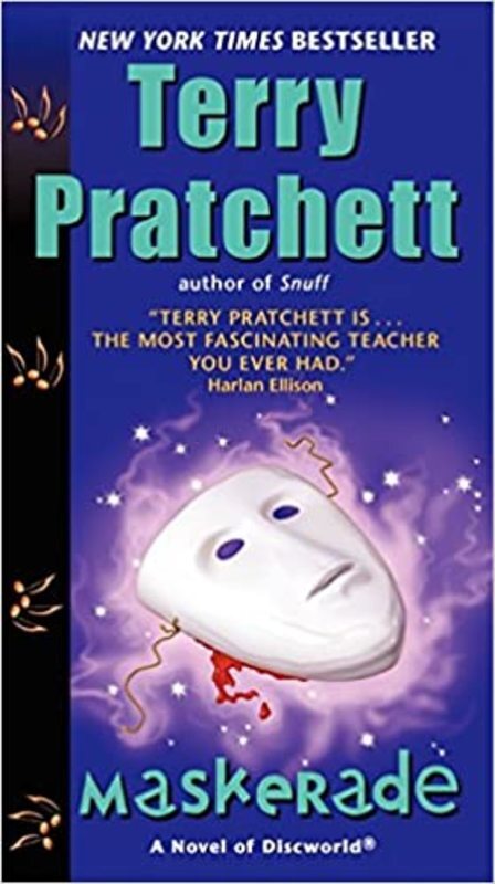 Book cover for "Maskerade" by Terry Pratchett