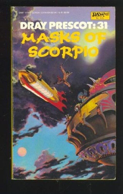 Book cover for "Masks of Scorpio" by Kenneth Bulmer