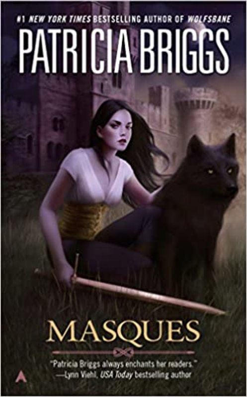 Book cover for "Masques" by Patricia Briggs
