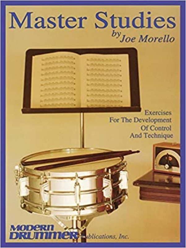 Book cover for "Master Studies" by Joe Morello