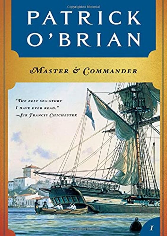 Book cover for "Master and Commander" by Patrick OBrian