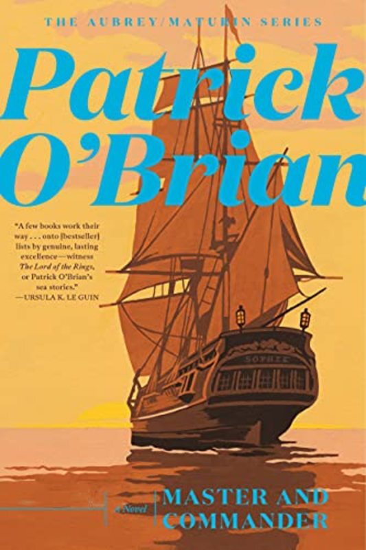 Book cover for "Master and Commander" by Patrick O'Brian