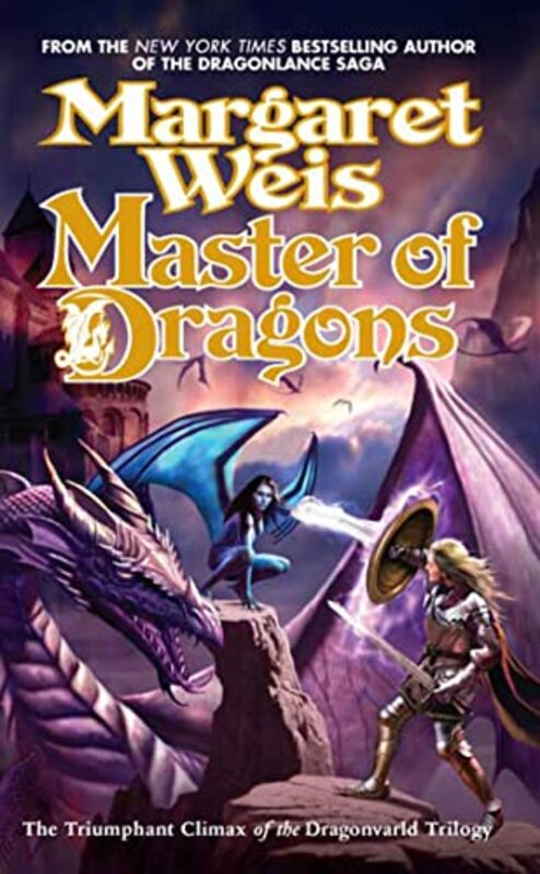 Book cover for "Master of Dragons" by Margaret Weis