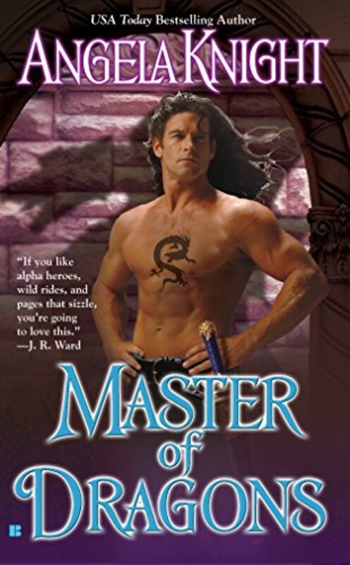 Book cover for "Master of Dragons" by Angela Knight