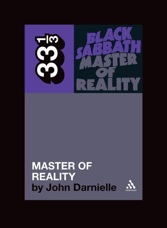 Book cover for "Master of Reality" by John Darnielle