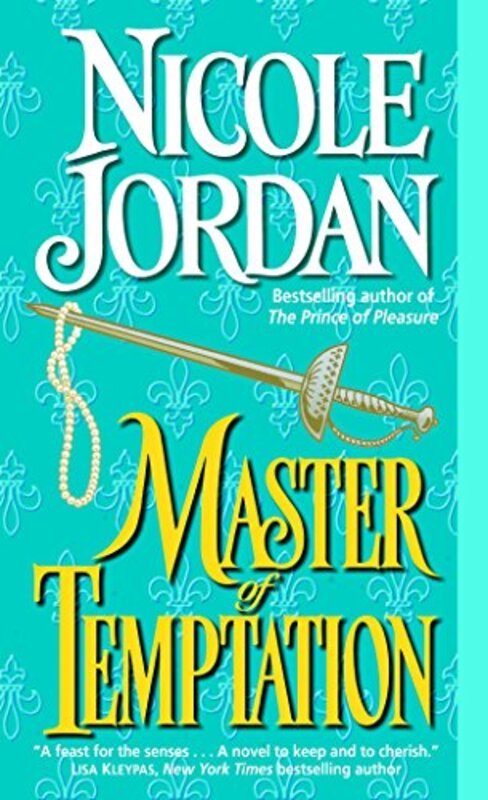 Book cover for "Master of Temptation" by Nicole Jordan