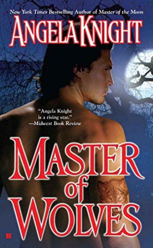 Book cover for "Master of Wolves" by Angela Knight