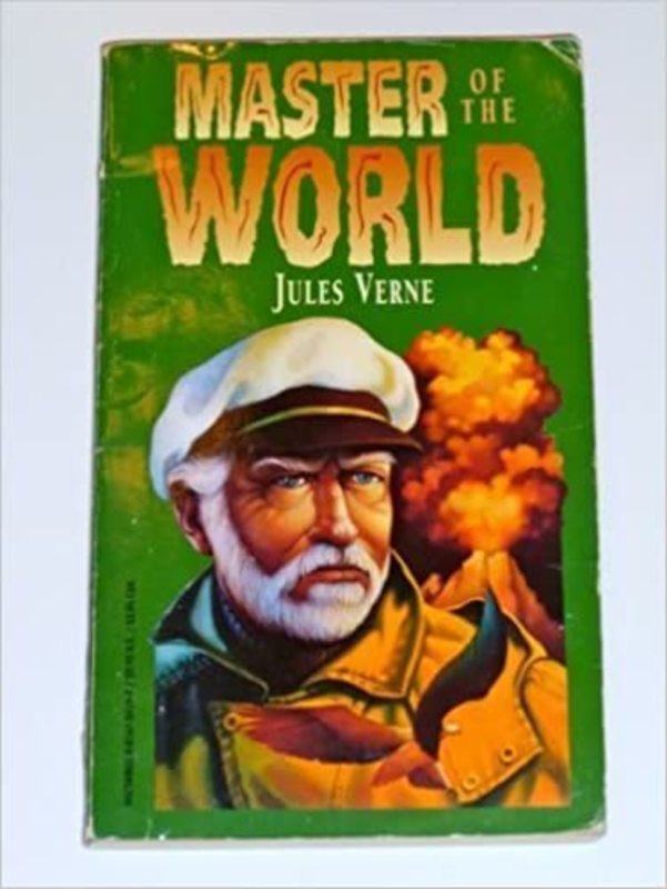 Book cover for "Master of the World" by Jules Verne