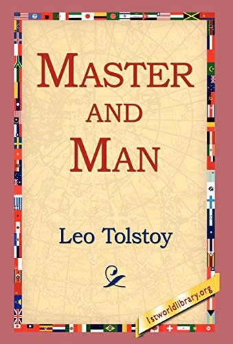 Book cover for "Master and Man" by Leo Tolstoy