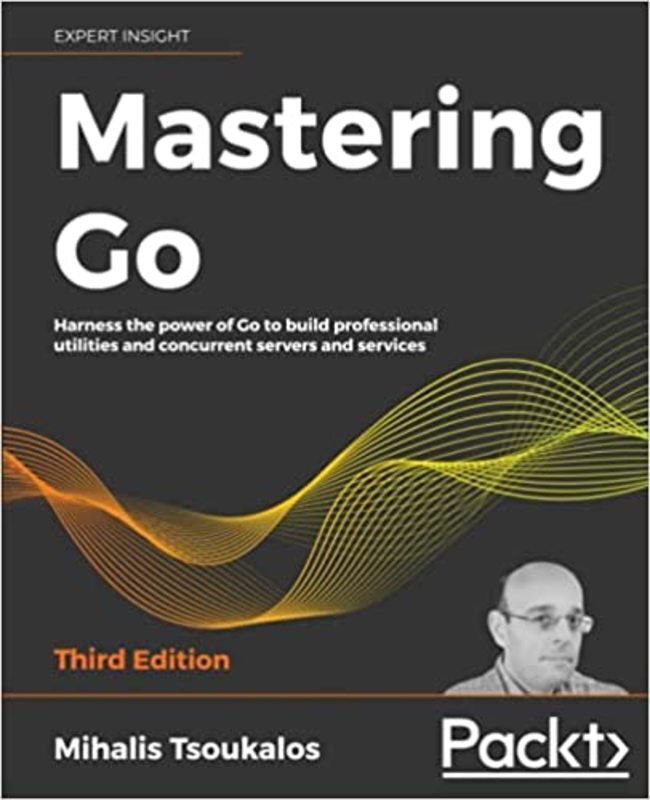 Book cover for "Mastering Go" by Mihalis Tsoukalos