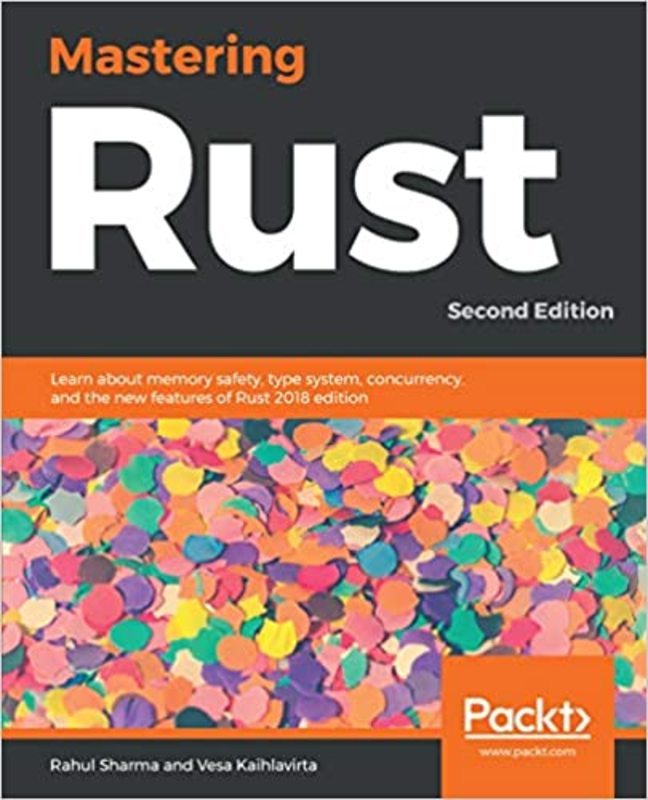 Book cover for "Mastering Rust" by Rahul Sharma