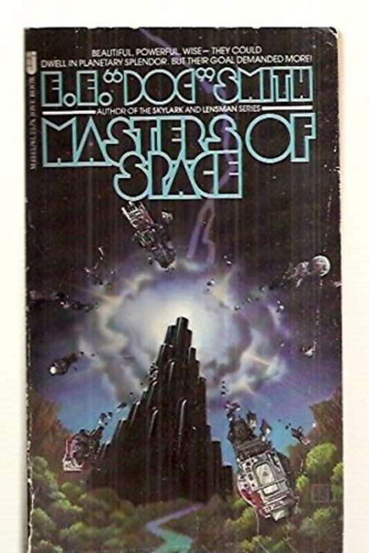 Book cover for "Masters Of Space" by EE Doc Smith