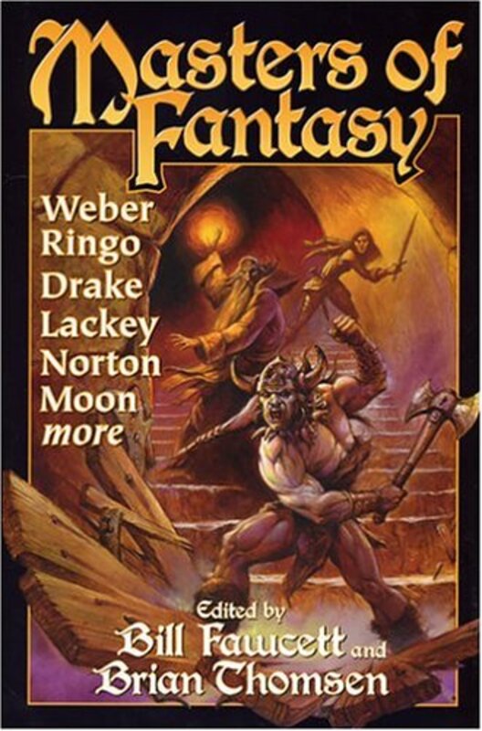Book cover for "Masters of Fantasy" by Elizabeth Moon