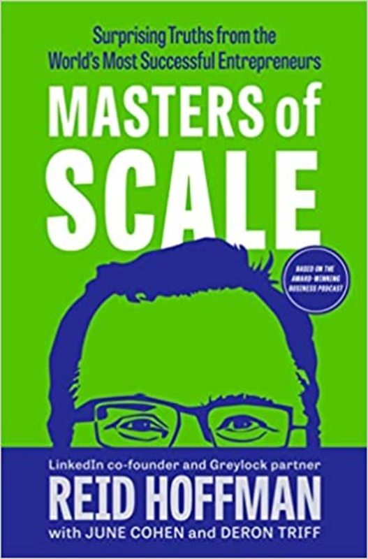 Book cover for "Masters of Scale"