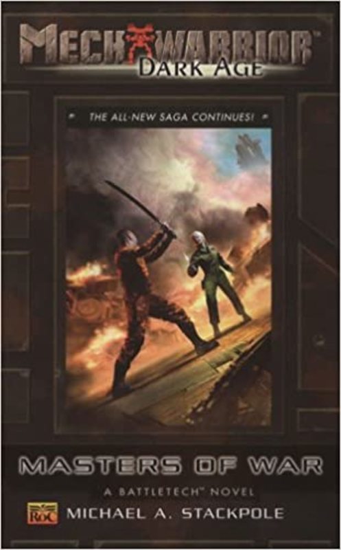 Book cover for "Masters of War" by Michael A Stackpole