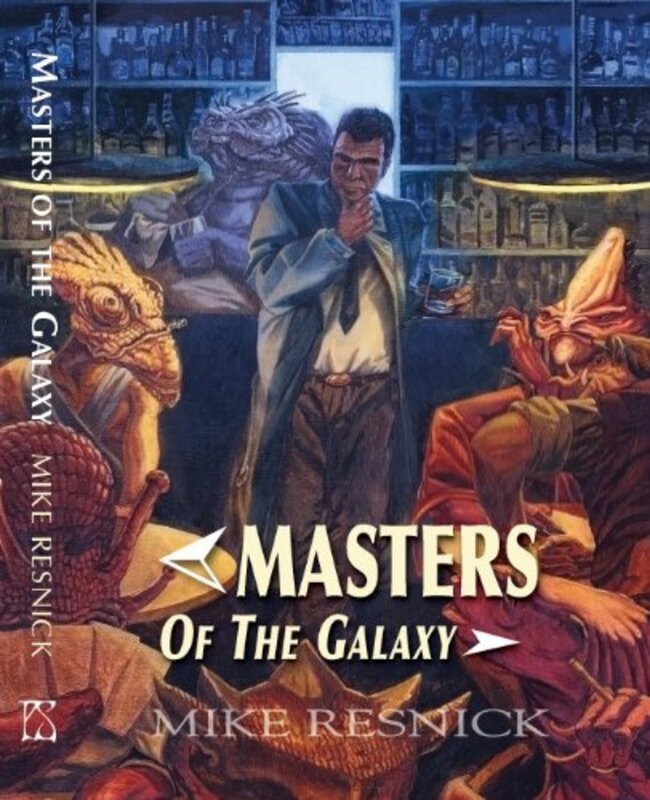 Book cover for "Masters of the Galaxy" by Mike Resnick