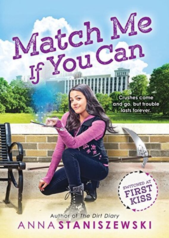 Book cover for "Match Me If You Can" by Anna Staniszewski