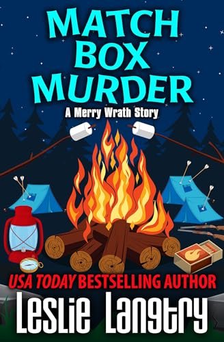 Book cover for "Match Box Murder" by Leslie Langtry
