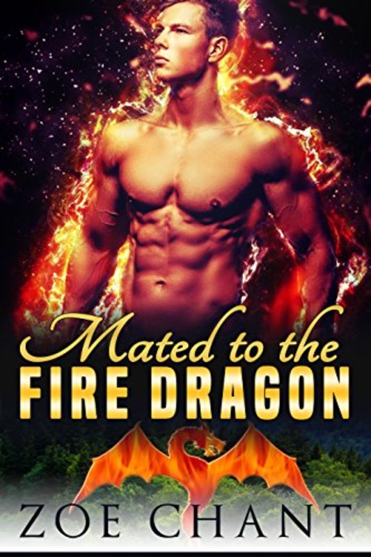 Book cover for "Mated to the Fire Dragon" by Zoe Chant