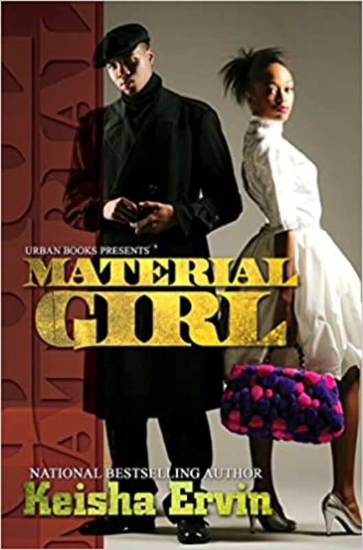 Book cover for "Material Girl" by Keisha Ervin