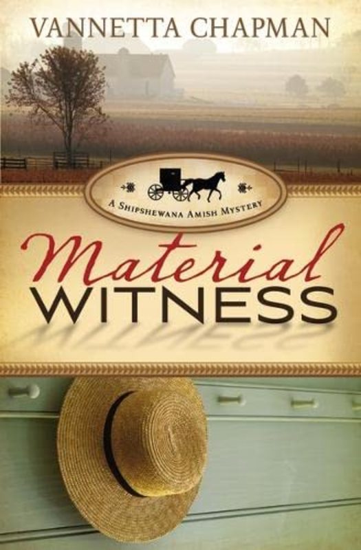 Book cover for "Material Witness" by Vannetta Chapman